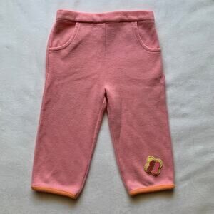 Vintage Pink Butterfly Pants 12 months